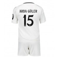 Real Madrid Arda Guler #15 Fußballbekleidung Heimtrikot Kinder 2024-25 Kurzarm (+ kurze hosen)